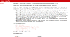 Desktop Screenshot of cascade.org.uk