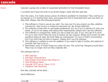 Tablet Screenshot of cascade.org.uk