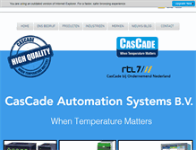 Tablet Screenshot of cascade.net